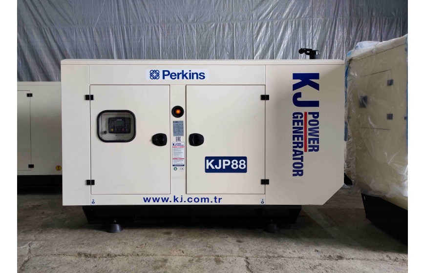 Фотообзор дизельного генератора KJ Power KJP88  номинальной мощностью 64 кВт / 80 кВА